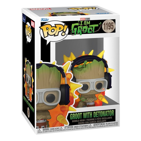 My name is Groot POP! 1195 Vinyl Figure Groot w/ detonator 9 cm
