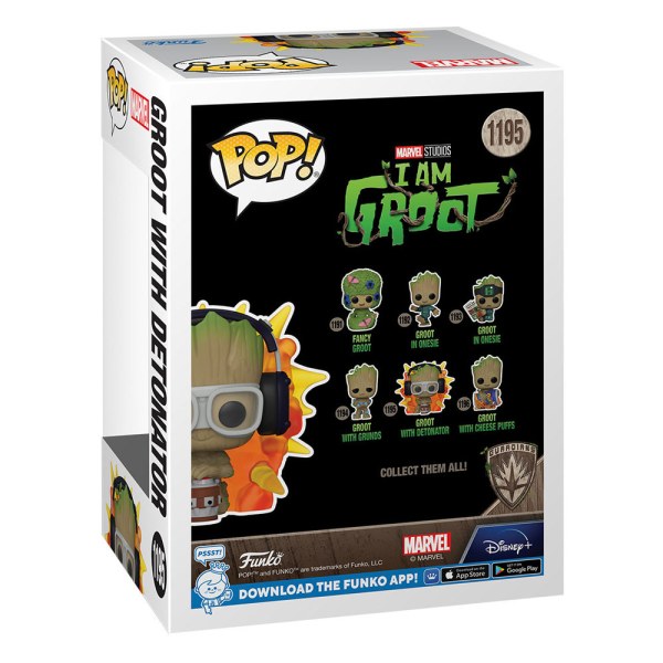 My name is Groot POP! 1195 Vinyl Figure Groot w/ detonator 9 cm