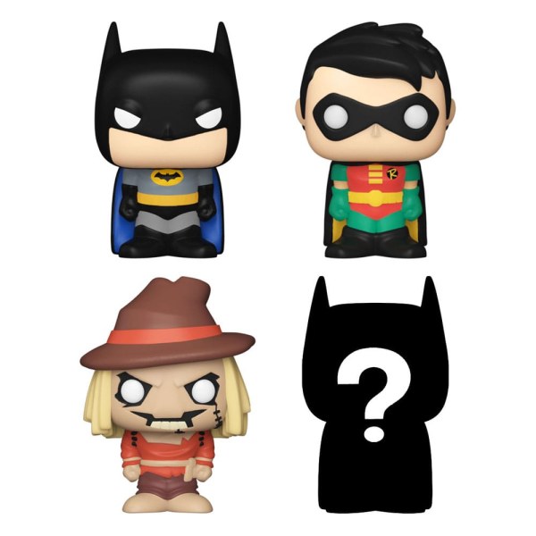 DC pack 4 Bitty POP figurines! Vinyl Batman 2.5 cm