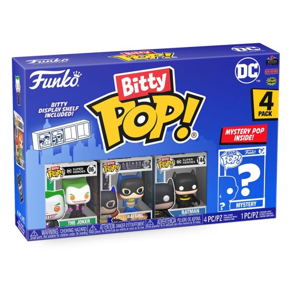 DC pack 4 Bitty POP figurines! Vinyl The Joker 2.5 cm