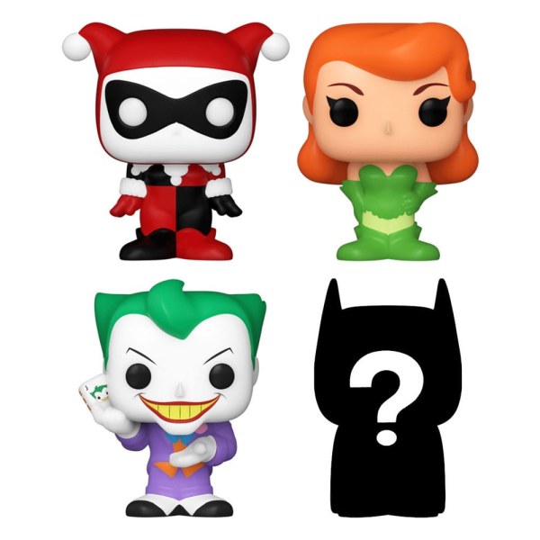 DC pack 4 Bitty POP figurines! Vinyl Harley Quinn 2.5 cm