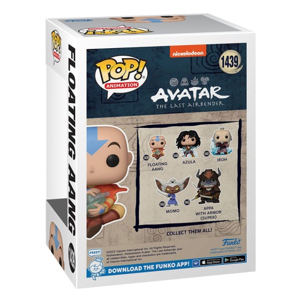 Avatar: The Last Airbender POP! 1439 Animation Vinyl Figure Aang Floating 9 cm