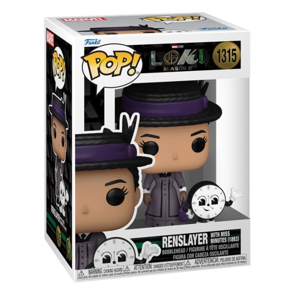 Loki POP! 1315 Vinyl figurine Renslayer with Miss Minutes 9 cm