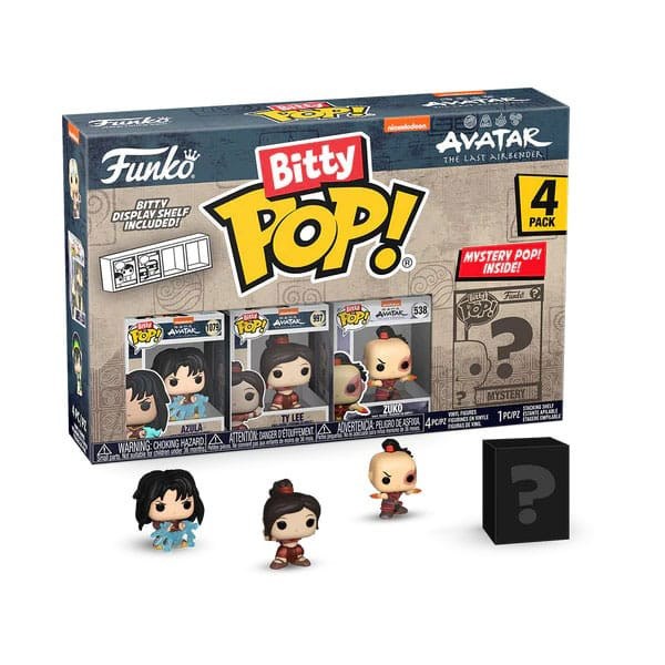 Avatar the Last Airbender 4-Pack Bitty POP! Vinyl Azula 1-inch Figures