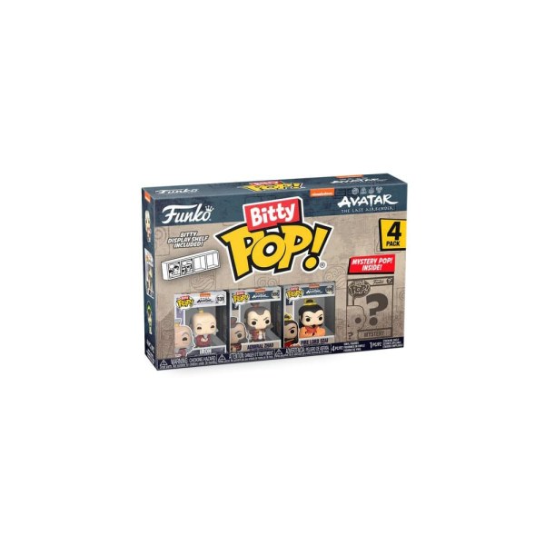 Avatar the Last Airbender 4-Pack Bitty POP! Vinyl Iroh 1-Inch Figures