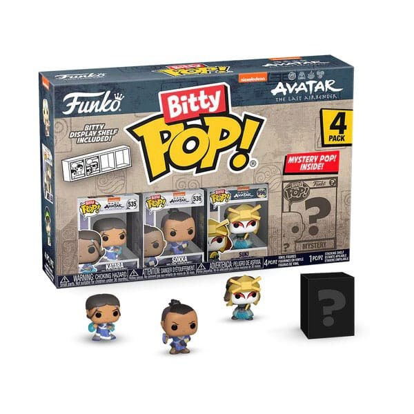 Avatar the Last Airbender 4-Pack Bitty POP! Vinyl Katara 1-Inch Figures