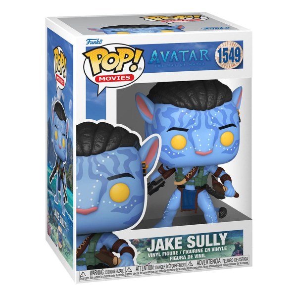 Avatar: The Way of Water POP! 1549 Movies Vinyl Figure Jake Sully (Battle) 9 cm