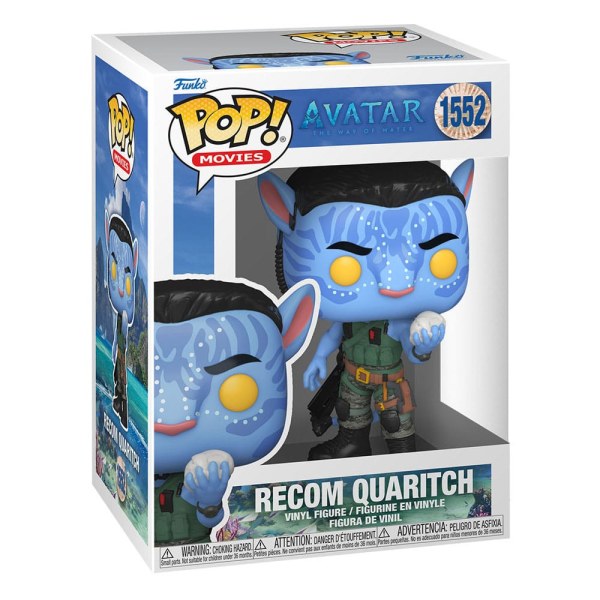 Avatar: The Way of Water POP! 1552 Movies Vinyl Figure Recom Quaritch 9 cm