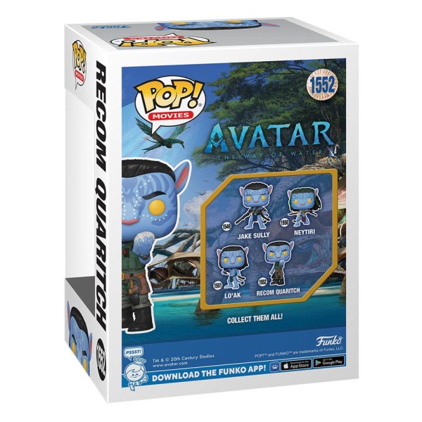 Avatar: The Way of Water POP! 1552 Movies Vinyl Figure Recom Quaritch 9 cm