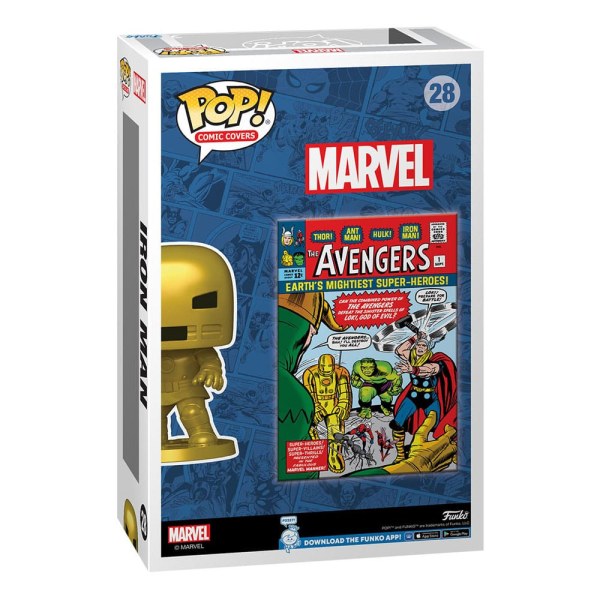Marvel POP! 28 Comic Cover Vinyl Figure Avengers #1 9 cm