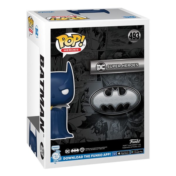 DC Thru The Years POP! 493 Heroes Vinyl figures Batman 1M 9 cm