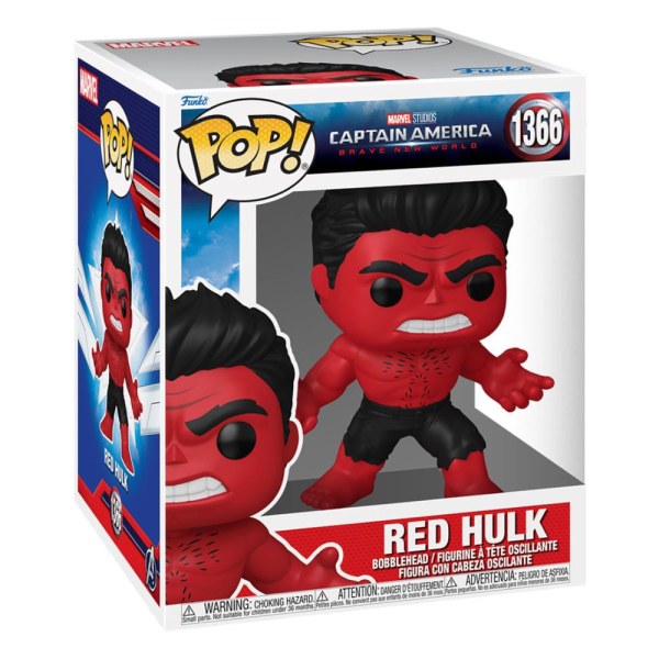 Captain America Brave New World Figure Oversized POP! 1368 Vinyl Red Hulk 15 cm