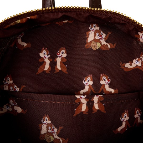 Chip and Dale acorn quilted texture mini backpack - DISNEY LOUNGEFLY