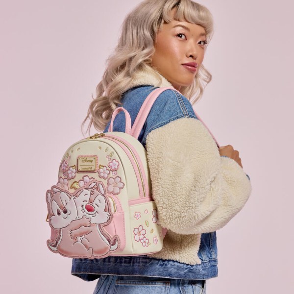 Chip and Dale cherry blossoms mini backpack - DISNEY LOUNGEFLY