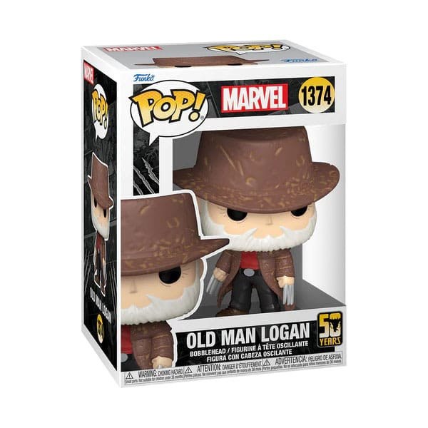 Marvel POP! 1374 Marvel Vinyl figurine Wolverine 50th - Ultimate Old Man Logan 9 cm