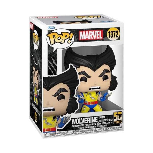 Marvel POP! 1372 Marvel Vinyl figurine Wolverine 50th - Ultimate Wolverine w/ Adamantium 9 cm
