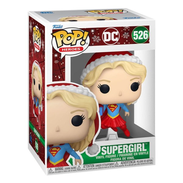 DC Comics POP! 526 Heroes Vinyl figurine Holiday '24- Supergirl 9 cm