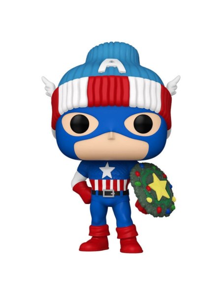 Marvel POP! 1438 Vinyl figurine Holiday Capt. America 9 cm