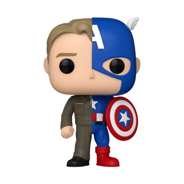 Marvel POP! 1431 Vinyl figurine Split- Captain A/Steve R 9 cm