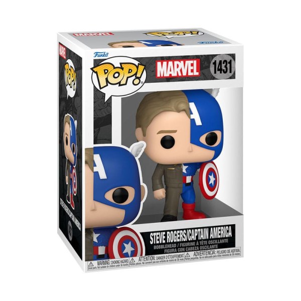 Marvel POP! 1431 Vinyl figurine Split- Captain A/Steve R 9 cm