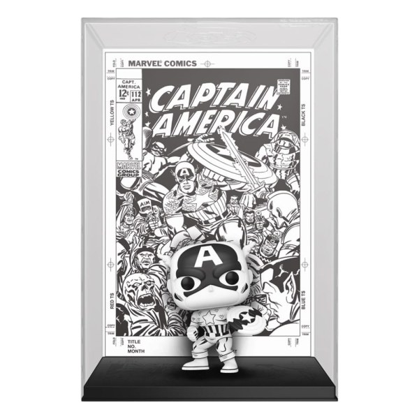 Marvel 85th Anniversary POP! 61 Comic Cover Vinyl Figure Captain America 9 cm