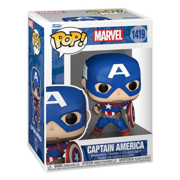 Marvel New Classics POP! 1419 Vinyl Figure Captain America 9 cm