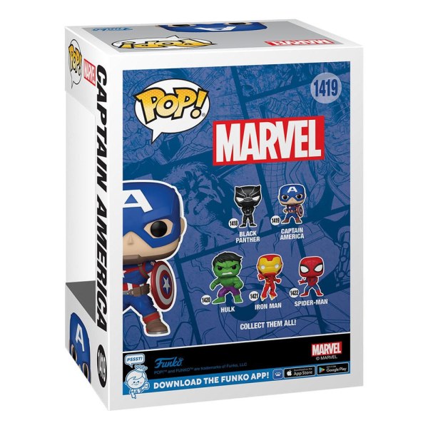 Marvel New Classics POP! 1419 Vinyl Figure Captain America 9 cm