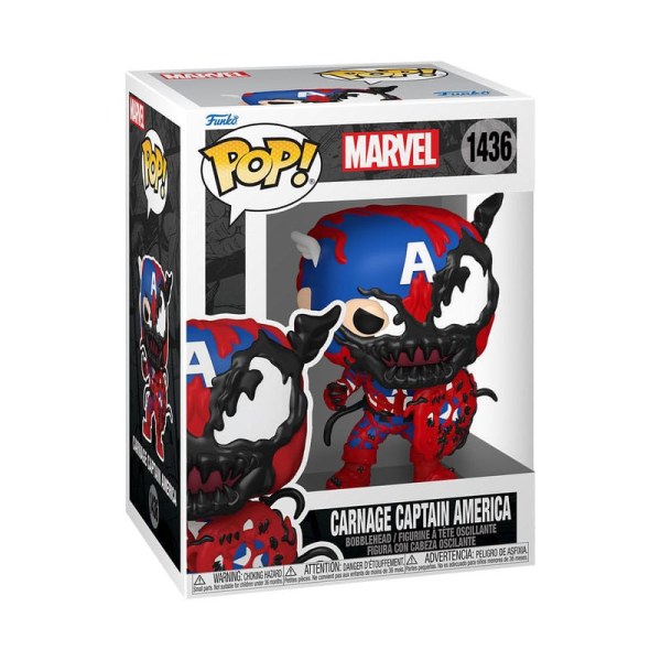 Marvel POP! 1436 Vinyl figurine Carnageized - Captain America 9 cm