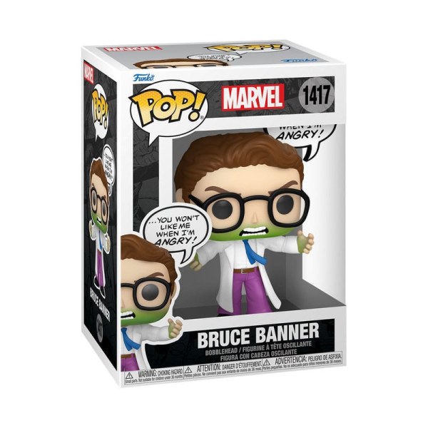 Marvel Comics POP! 1417 Marvel Vinyl figurine Bruce Banner(Don't Make me Angry) 9 cm