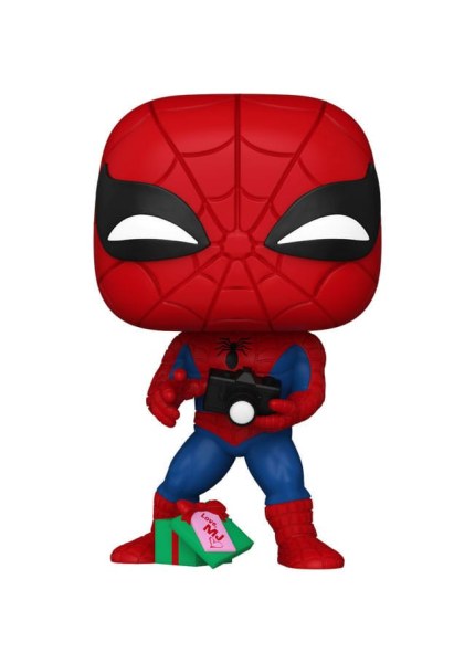 Marvel POP! 1441 Vinyl figurine Holiday Spiderman w/Open gift 9 cm