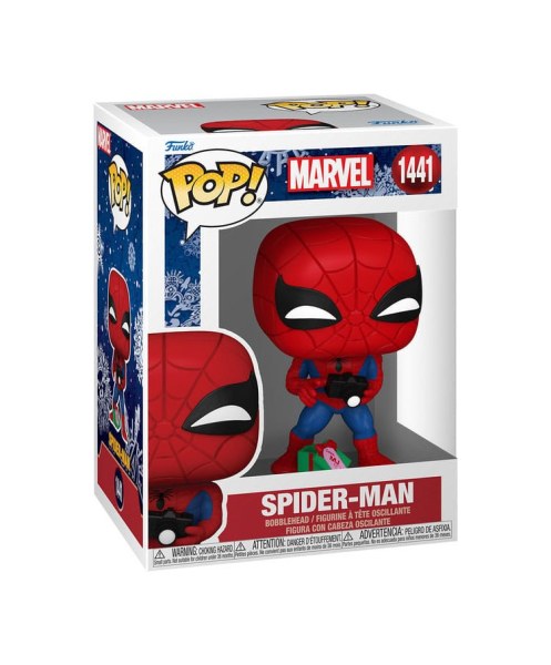 Marvel POP! 1441 Vinyl figurine Holiday Spiderman w/Open gift 9 cm