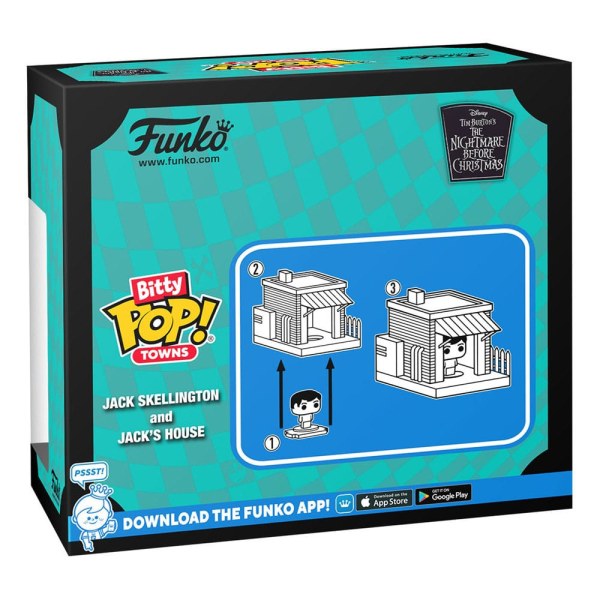 The Christmas Before Christmas Bitty POP! Town Vinyl figurine Jack at Home