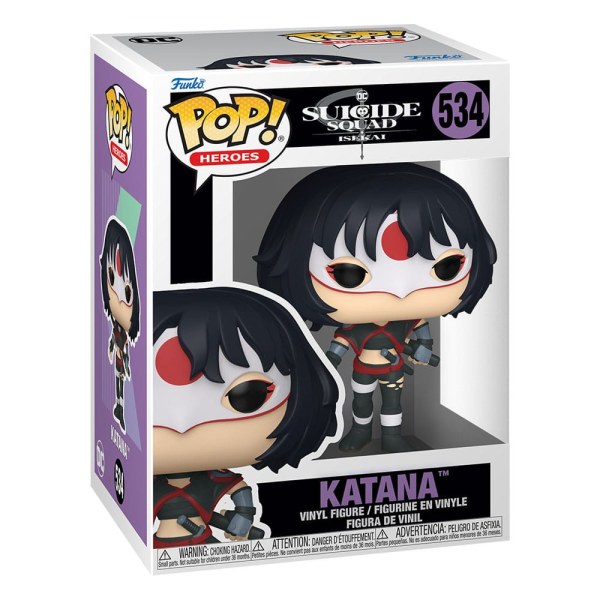Suicide Squad Isekai POP! 534 Animation Vinyl figurine Katana 9 cm