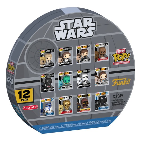 Star Wars pack 12 Bitty POP figurines! Vinyl A New Hope 2.5 cm
