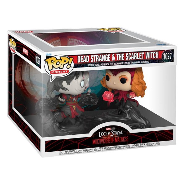 Doctor Strange in the Multiverse of Madness pack 2 POP Moment! 1027 Vinyl figurines Dead Strange & The Scarlet Witch 9 cm