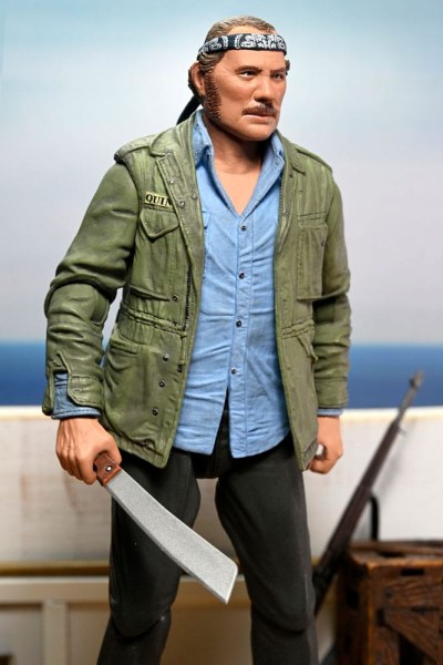 Jaws Ultimate Sam Quint 50th Anniversary Figure 18 cm
