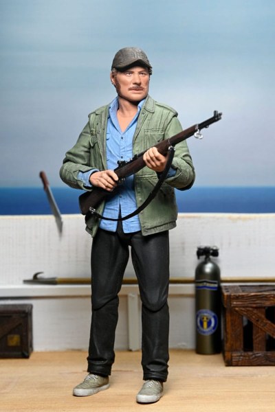 Jaws Ultimate Sam Quint 50th Anniversary Figure 18 cm