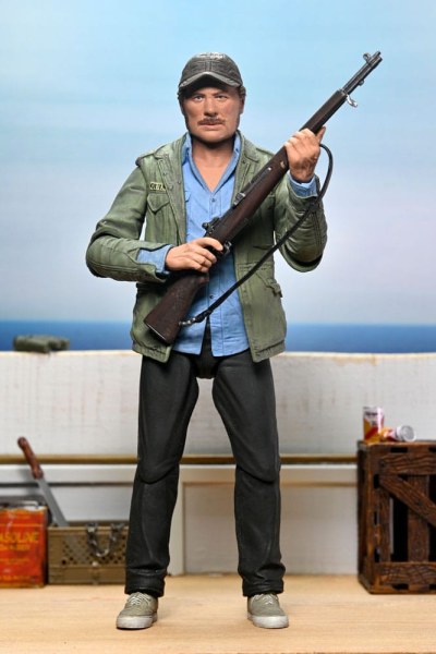 Jaws Ultimate Sam Quint 50th Anniversary Figure 18 cm