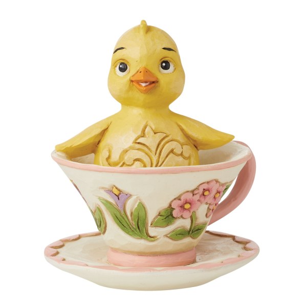CHICK IN TEACUP MINI - JIM SHORE HEARTWOOD CREEK