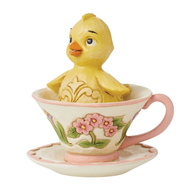 CHICK IN TEACUP MINI - JIM SHORE HEARTWOOD CREEK