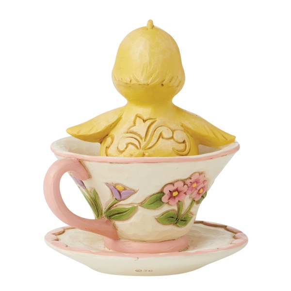 CHICK IN TEACUP MINI - JIM SHORE HEARTWOOD CREEK
