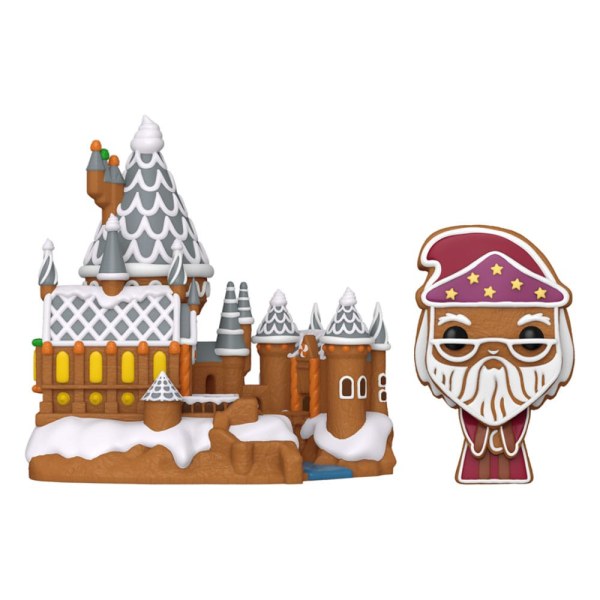 Harry Potter POP! 42 Town Vinyl figurine Dumbledore & Hogwarts 9 cm