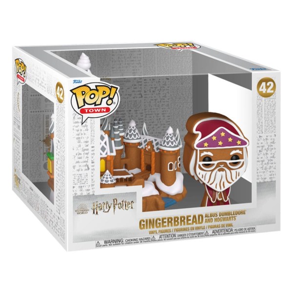 Harry Potter POP! 42 Town Vinyl figurine Dumbledore & Hogwarts 9 cm