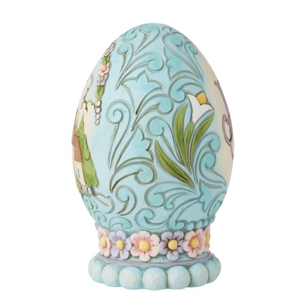 EGG WITH CHURCH SCENE - JIM SHORE HEARTWOOD CREEK