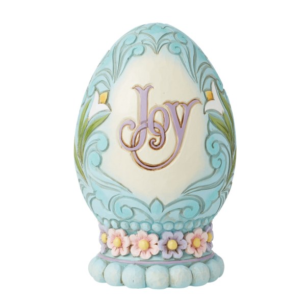EGG WITH CHURCH SCENE - JIM SHORE HEARTWOOD CREEK