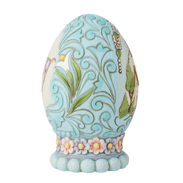 EGG WITH CHURCH SCENE - JIM SHORE HEARTWOOD CREEK