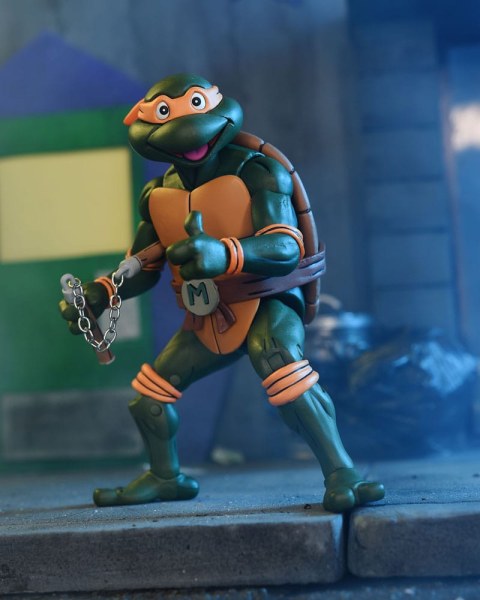 Ninja Turtles (Cartoon) Ultimate Michelangelo VHS figurine 18 cm