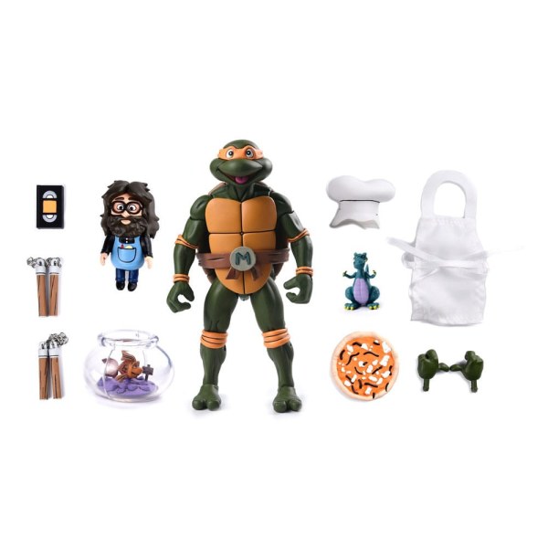 Ninja Turtles (Cartoon) Ultimate Michelangelo VHS figurine 18 cm