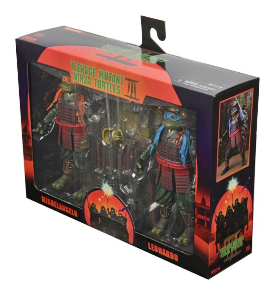 Teenage Mutant Ninja Turtles 3 2-Pack Leonardo & Michelangelo 7-inch Figures