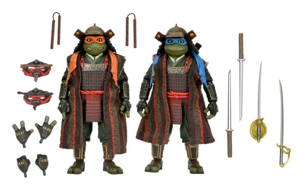Teenage Mutant Ninja Turtles 3 2-Pack Leonardo & Michelangelo 7-inch Figures